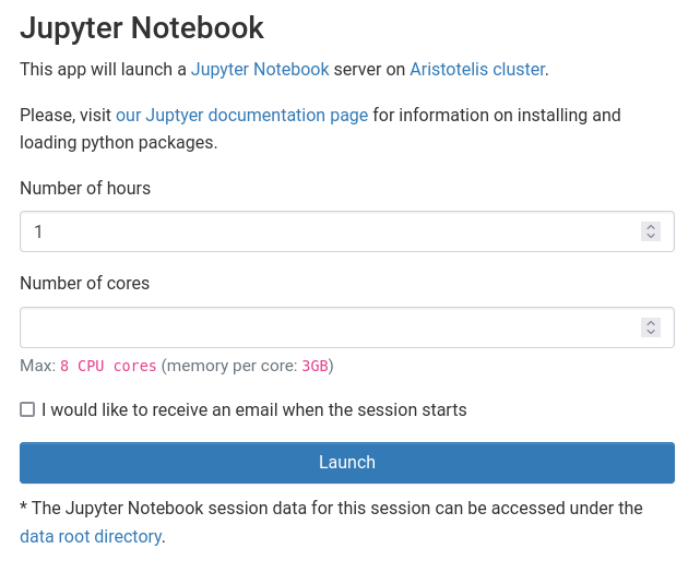 Jupyter Form